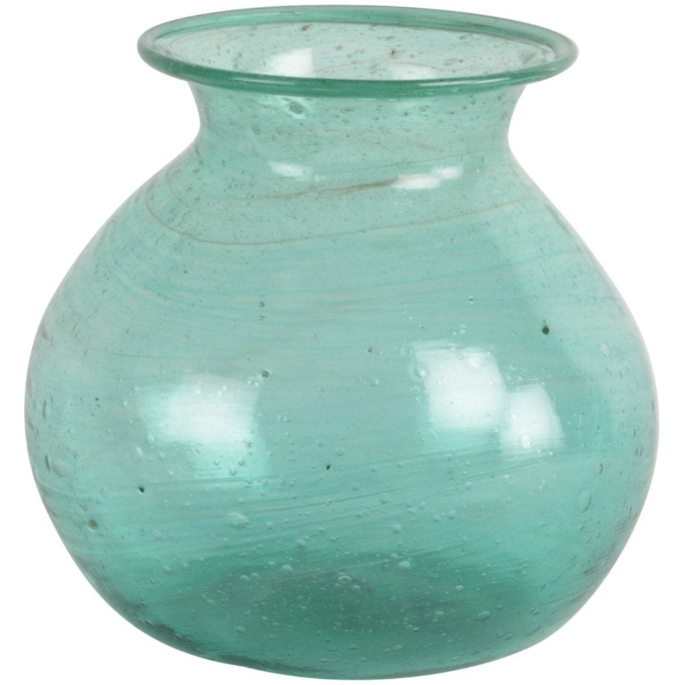 Kosi Vase Recycled Glass Teal