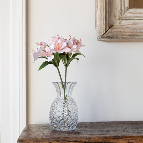 Faux Lily Spray Light Pink