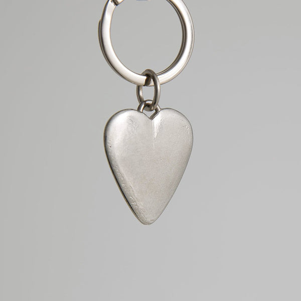 Heart Pewter Keyring