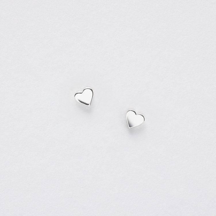 Boxed Swans Love Silver Earring Card