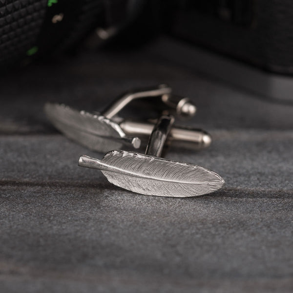 Feather Cufflinks