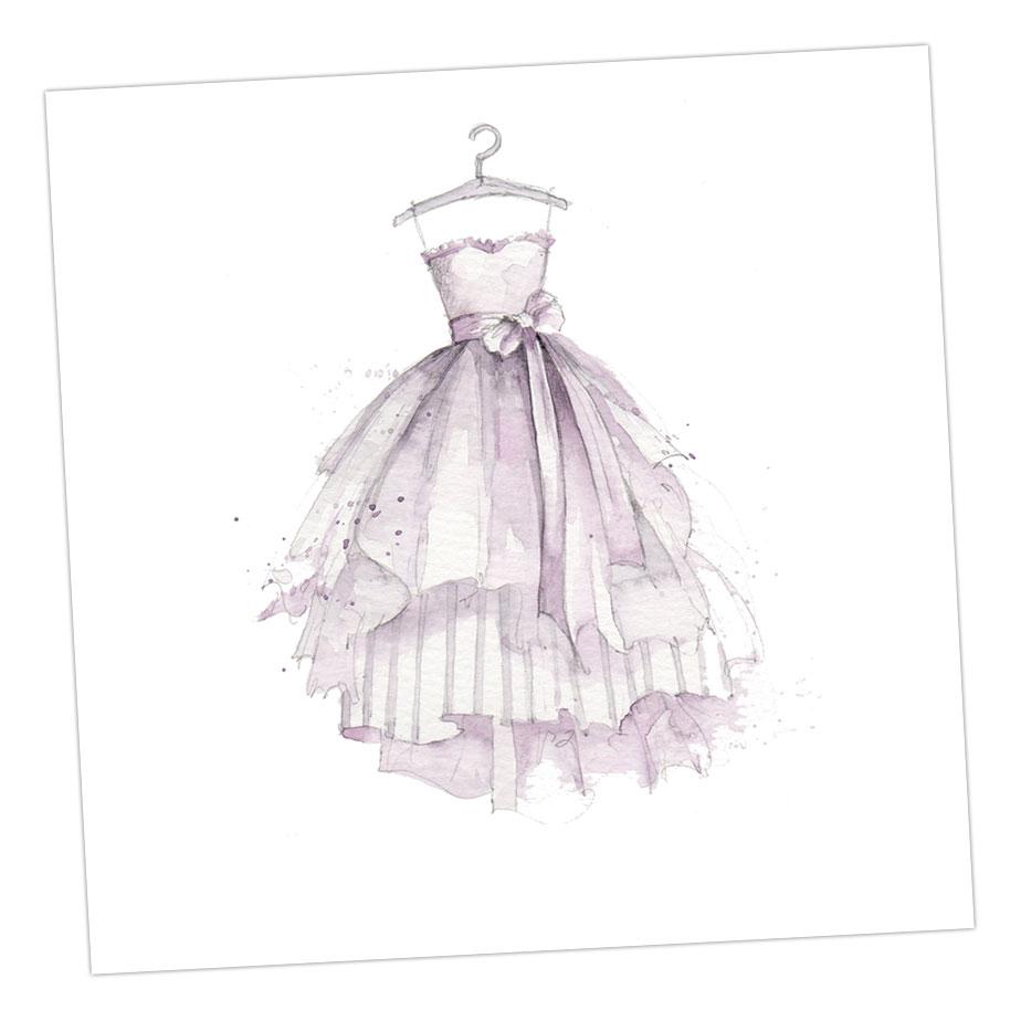 Boxed Party Dress Silver Earring Card