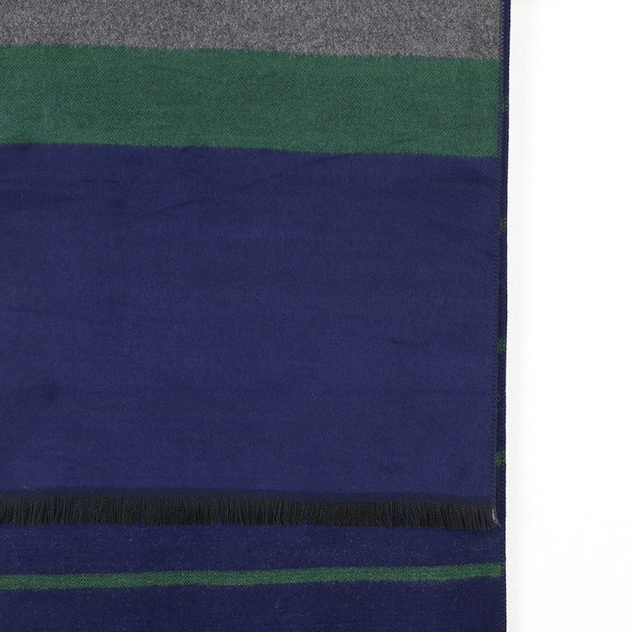 Men's Grey Green & Blue Soft Winter Scarf