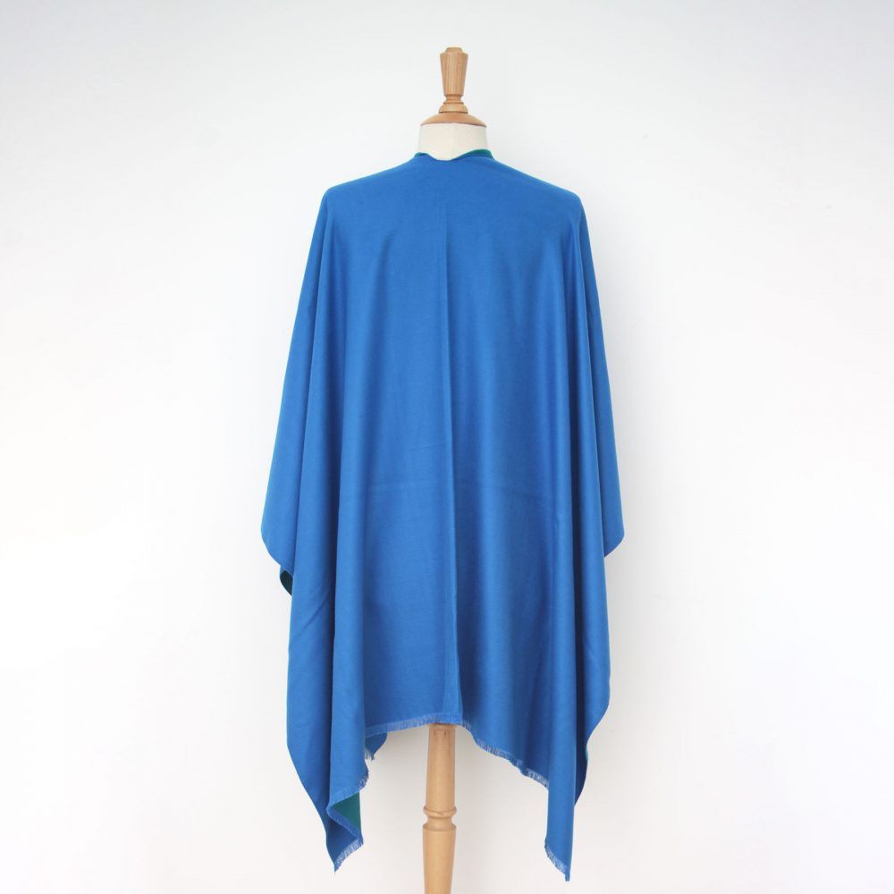 Blue Kingfisher Reversible Tess Wrap