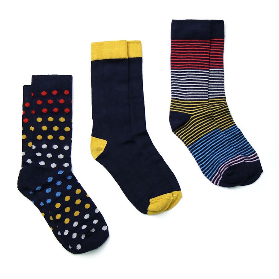 Men’s Trio of Bamboo Socks Giftset