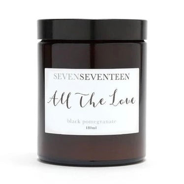 Black Pomegranate Scented Candle All The Love