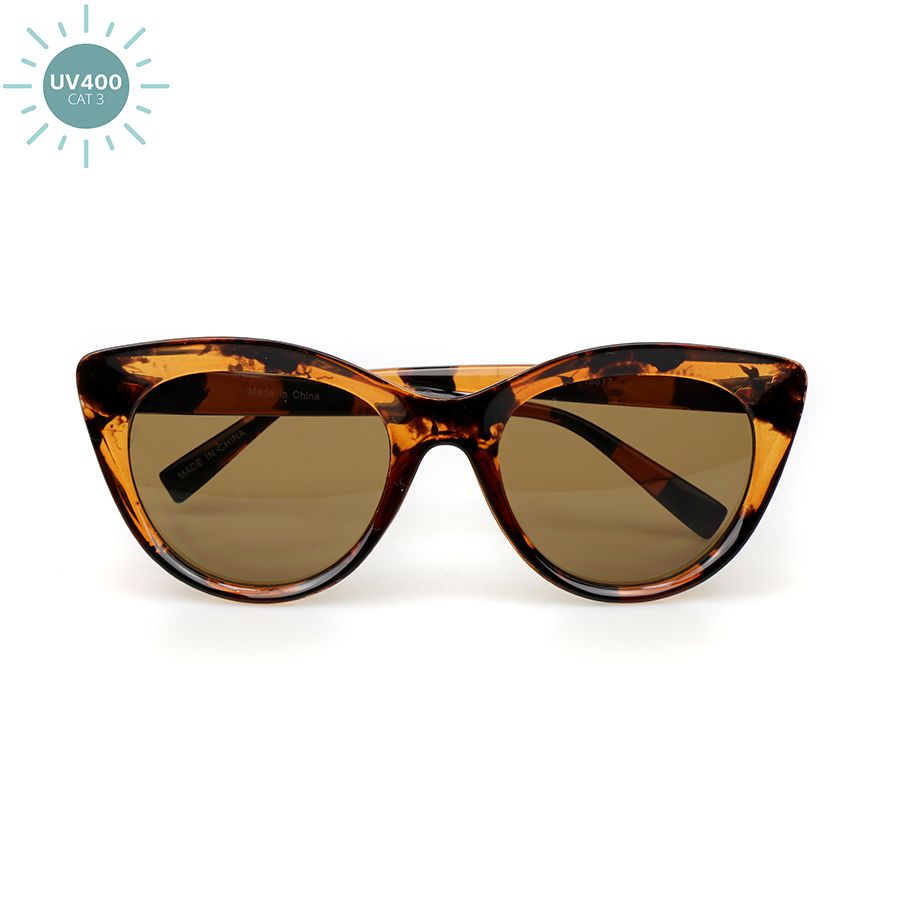 Classic Tortoiseshell Cat Eye Frame Sunglasses