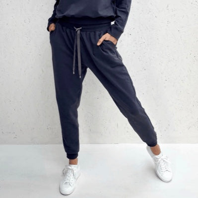 Navy Tess Jogging Pants