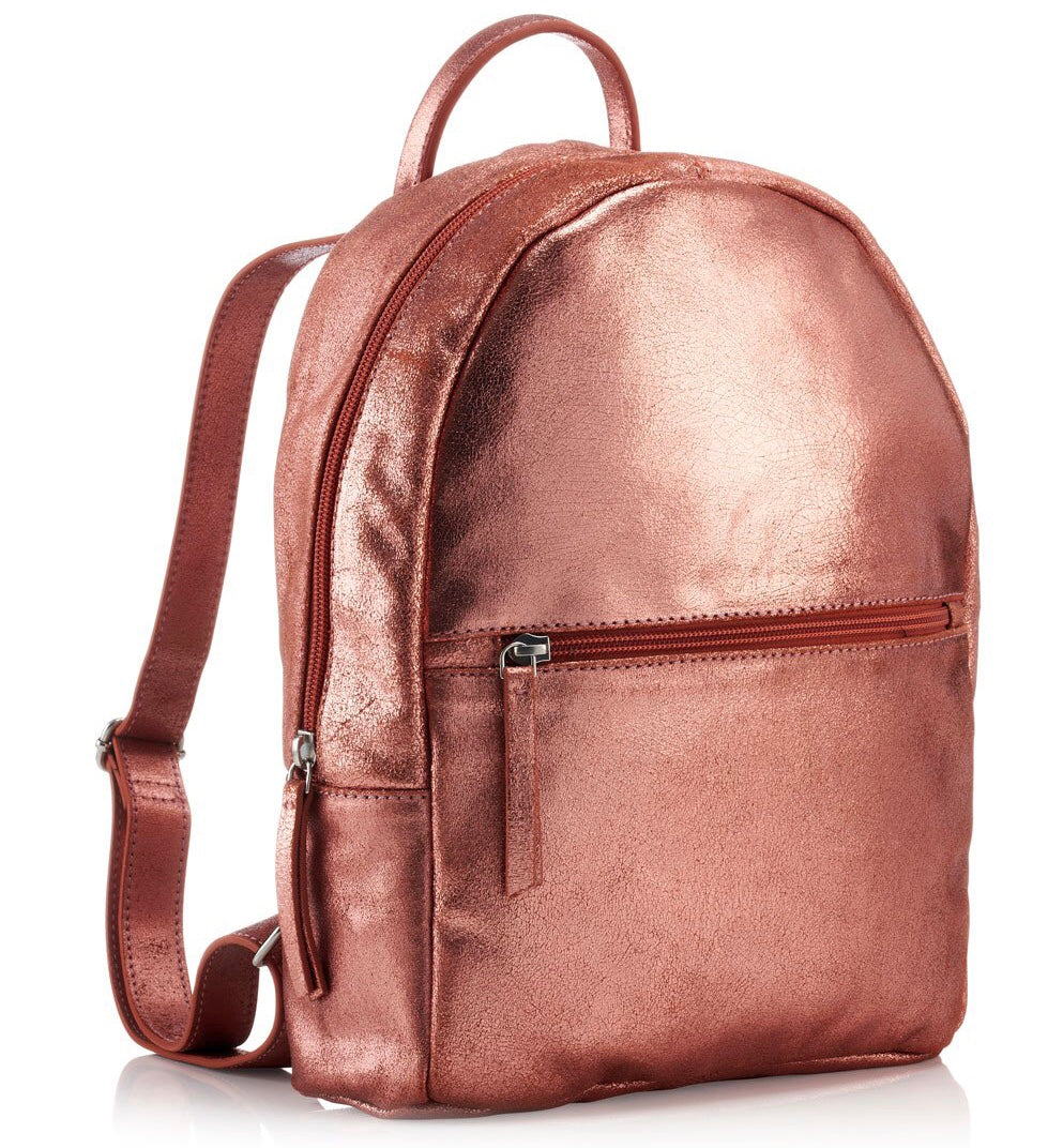 Hill How Rucksack Metallic Rose Gold Indigo Blue Trading