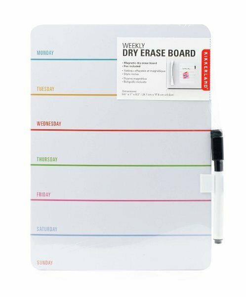 Magnetic Daily Dry Erase Board