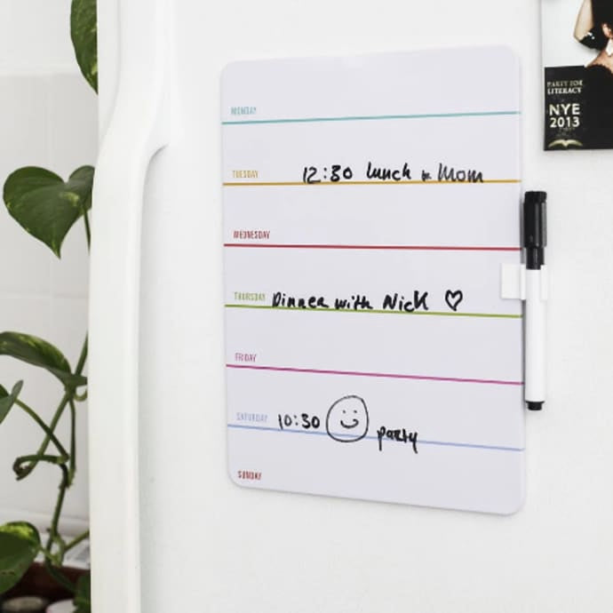 Magnetic Daily Dry Erase Board