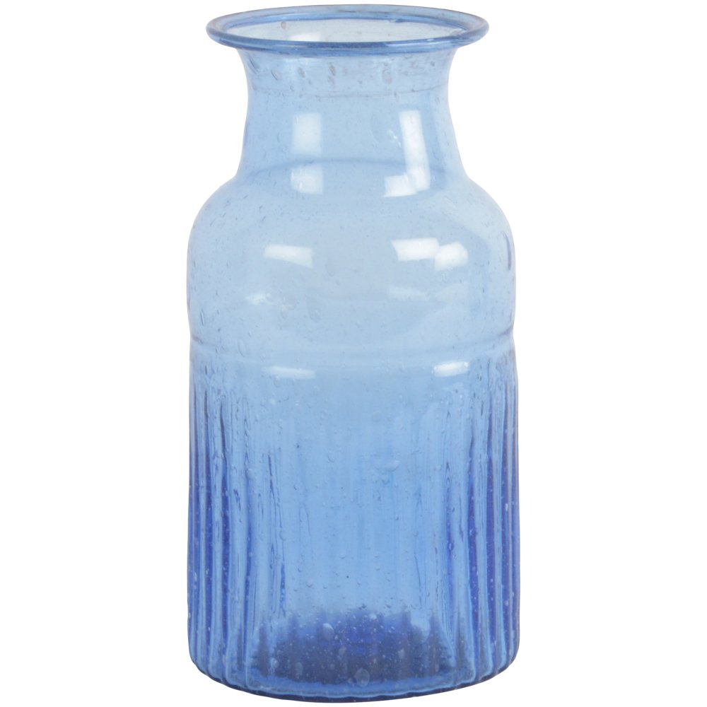 Pampa Vase Recycled Glass Lapis