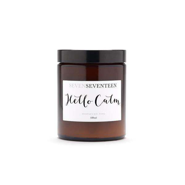 Moroccan Rose Scented Candle Hello Calm