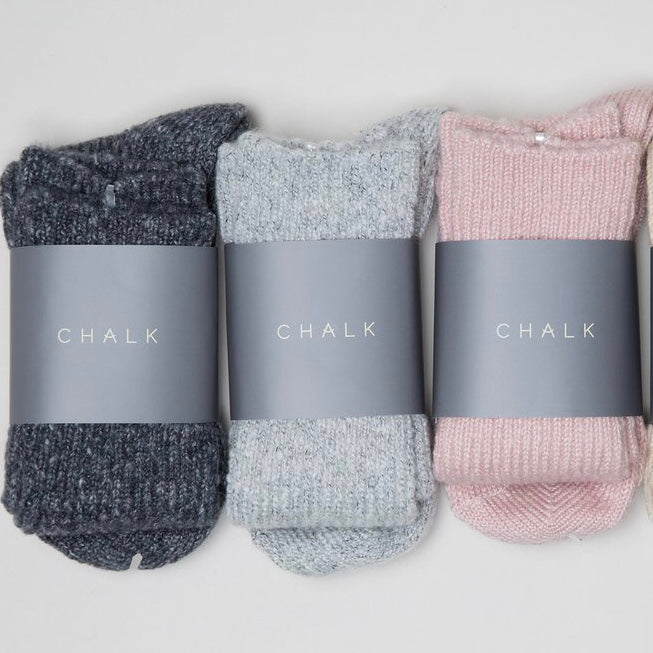 Chalk Cosy Socks