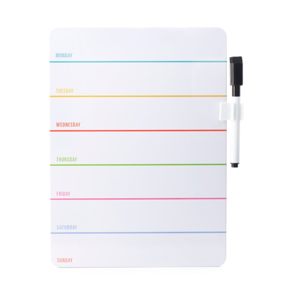 Magnetic Daily Dry Erase Board