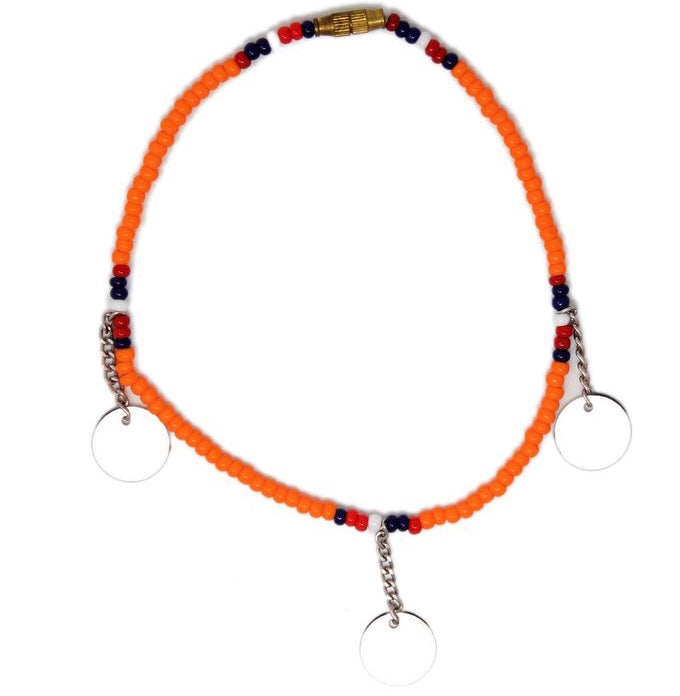 Orange Bangle Maasai Beaded Anklet