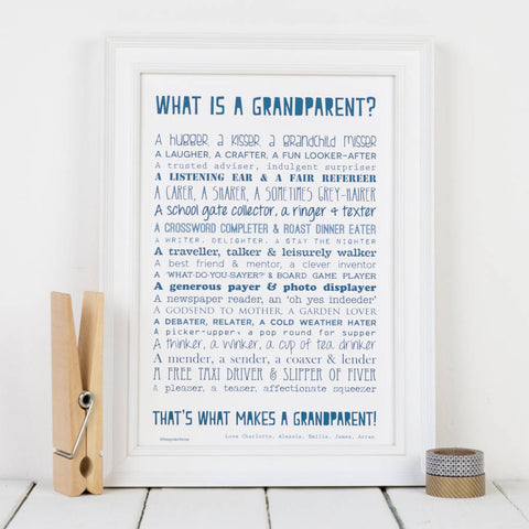 Grandparent Poem Print