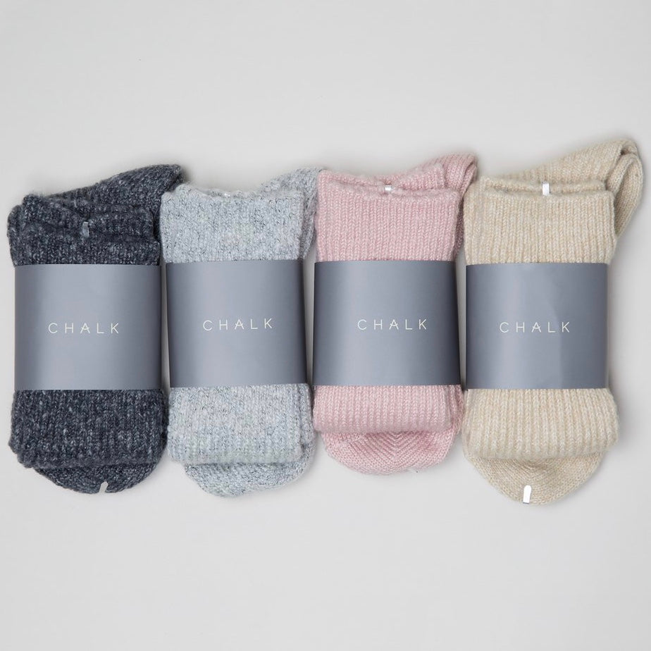 Chalk Cosy Socks