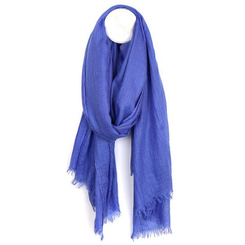 Blue Cornflower Scarf