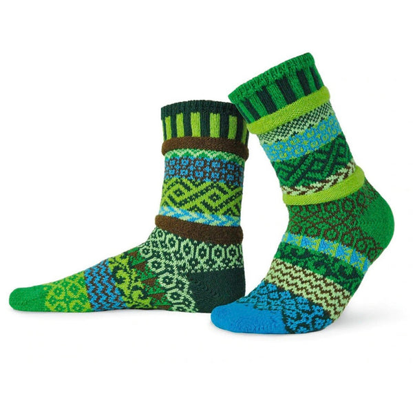 Earth Mismatched Knitted Socks