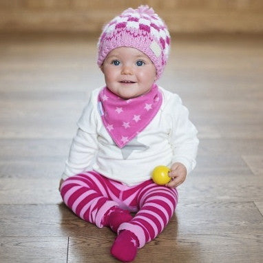 Pink Bobble Hat