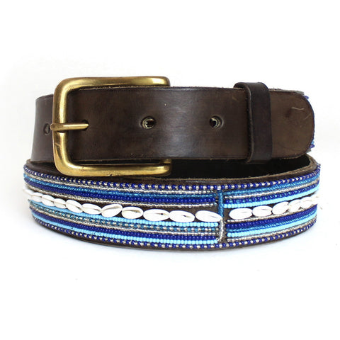 Horizontal Blue Shell Belt