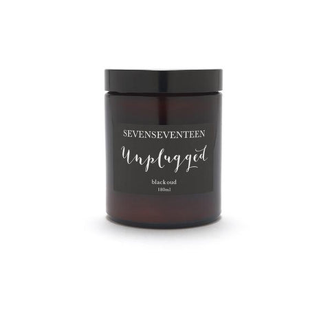 Black Oud Scented Candle Unplugged