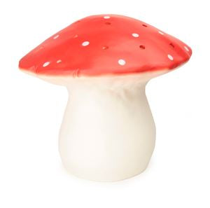 Large Red Mushroom Lamp