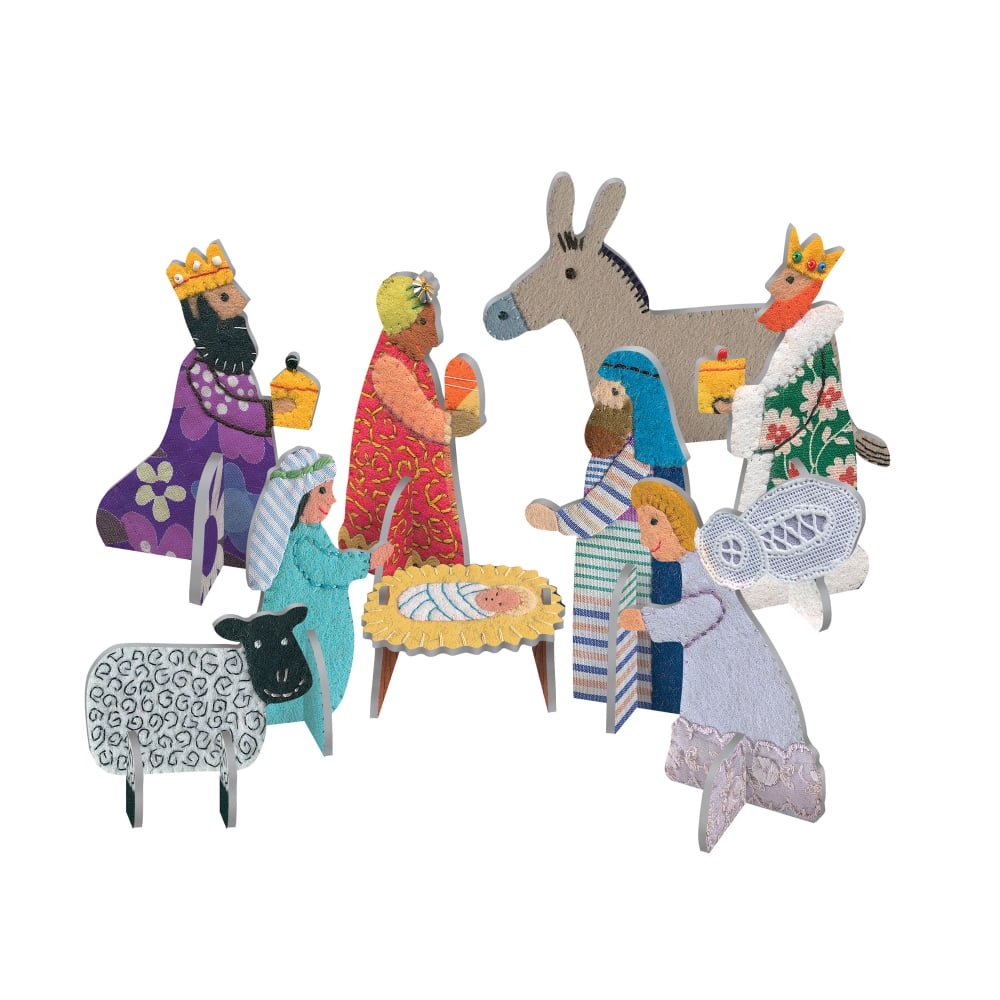 Pop & Slot Nativity Scene Decoration