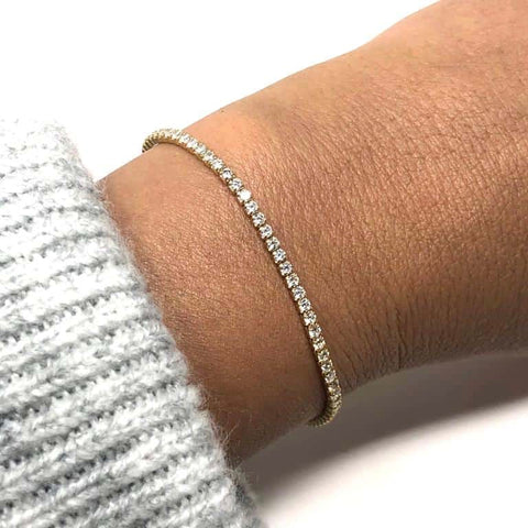 Silver Tennis Bracelet