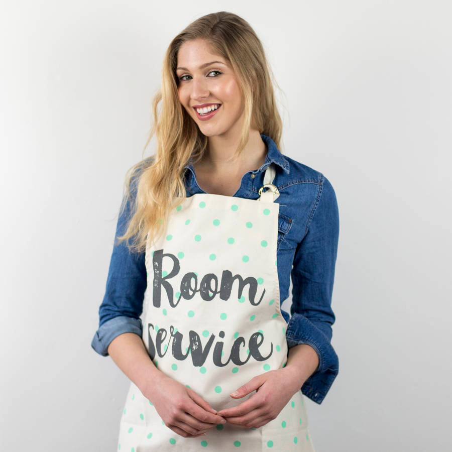 Funny Apron Room Service