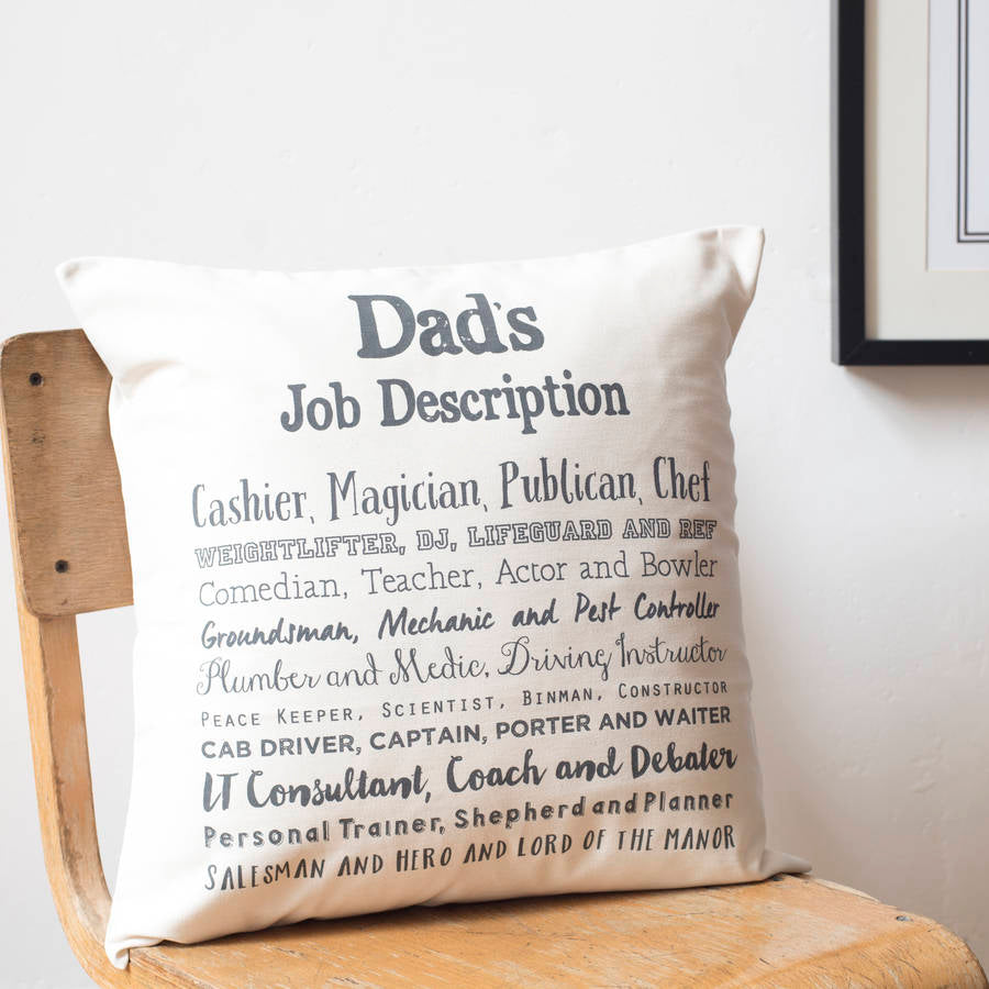 Dad Poem Cushion Cover