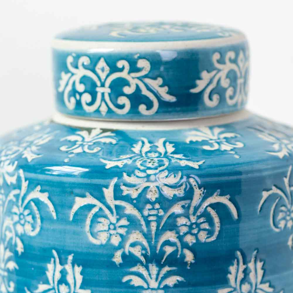 Ginger Jar Teal Chinoiserie