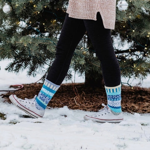 Air Mismatched Knitted Socks