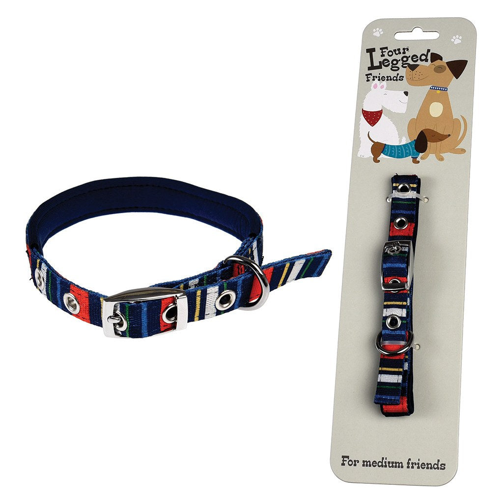 Medium Stripy Dog Collar