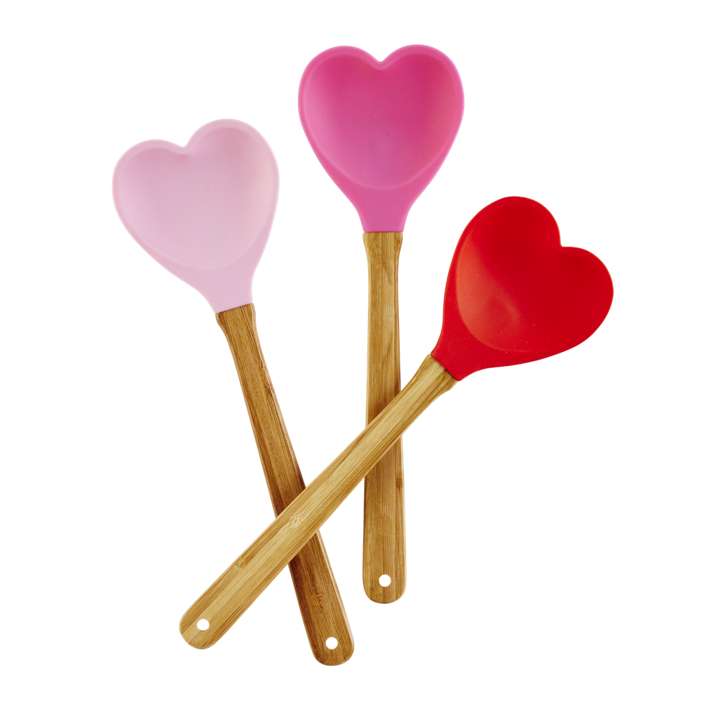 Silicone Heart Shaped Spoons