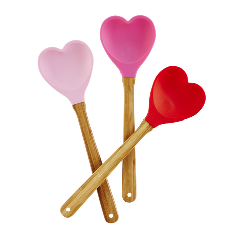 Silicone Heart Shaped Spoons