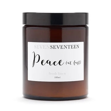 Fresh Linen Scented Candle Peace At Last