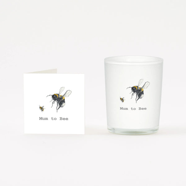 Mum to Bee Candle & Card