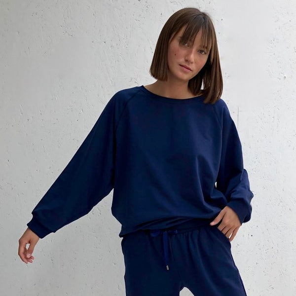 Navy Nancy Sweatshirt