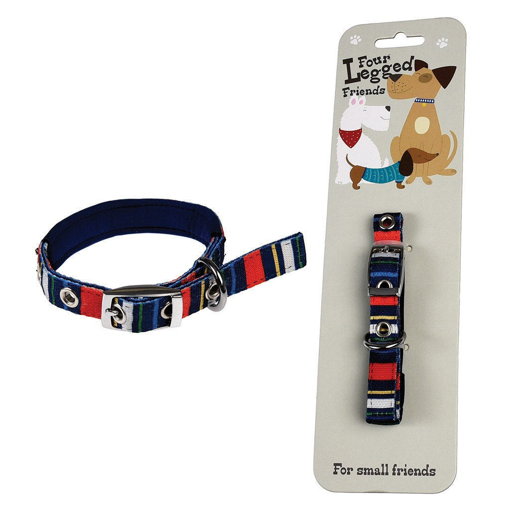 Small Stripy Dog Collar