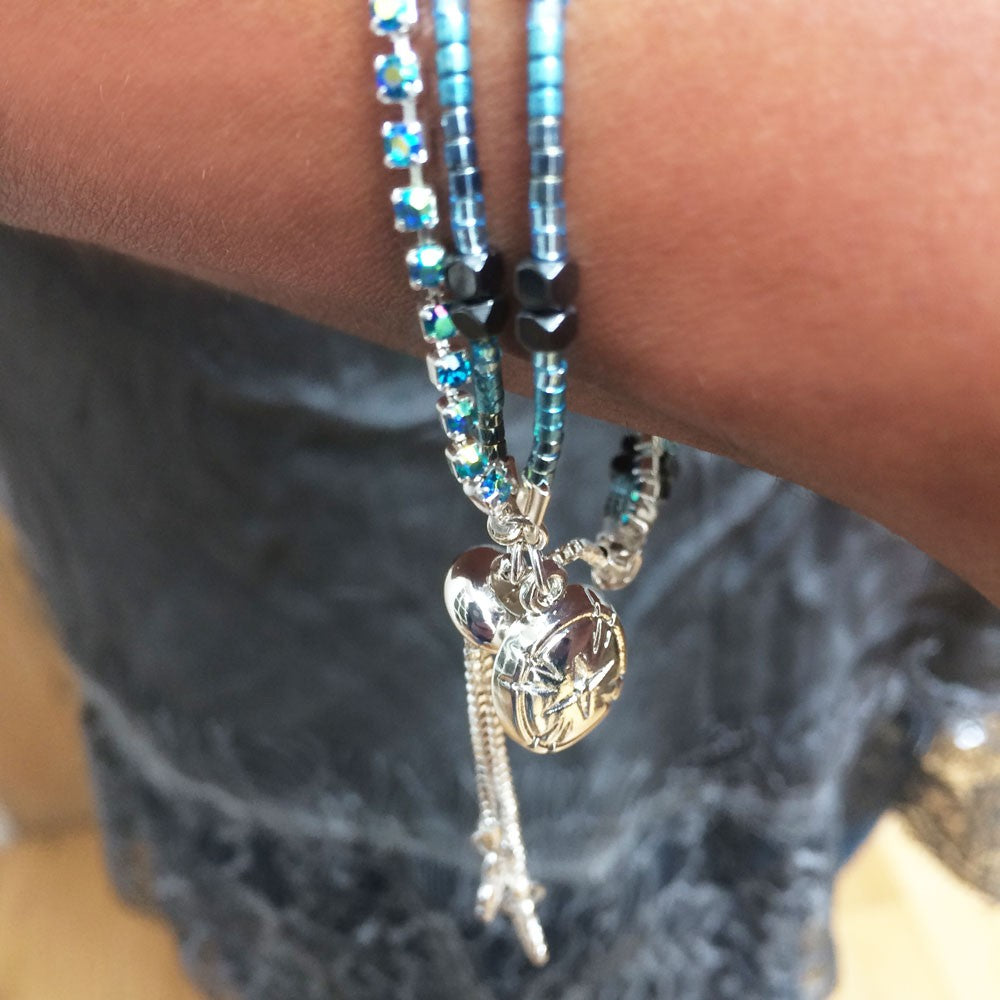 Blue & Silver Pueblo Bracelet