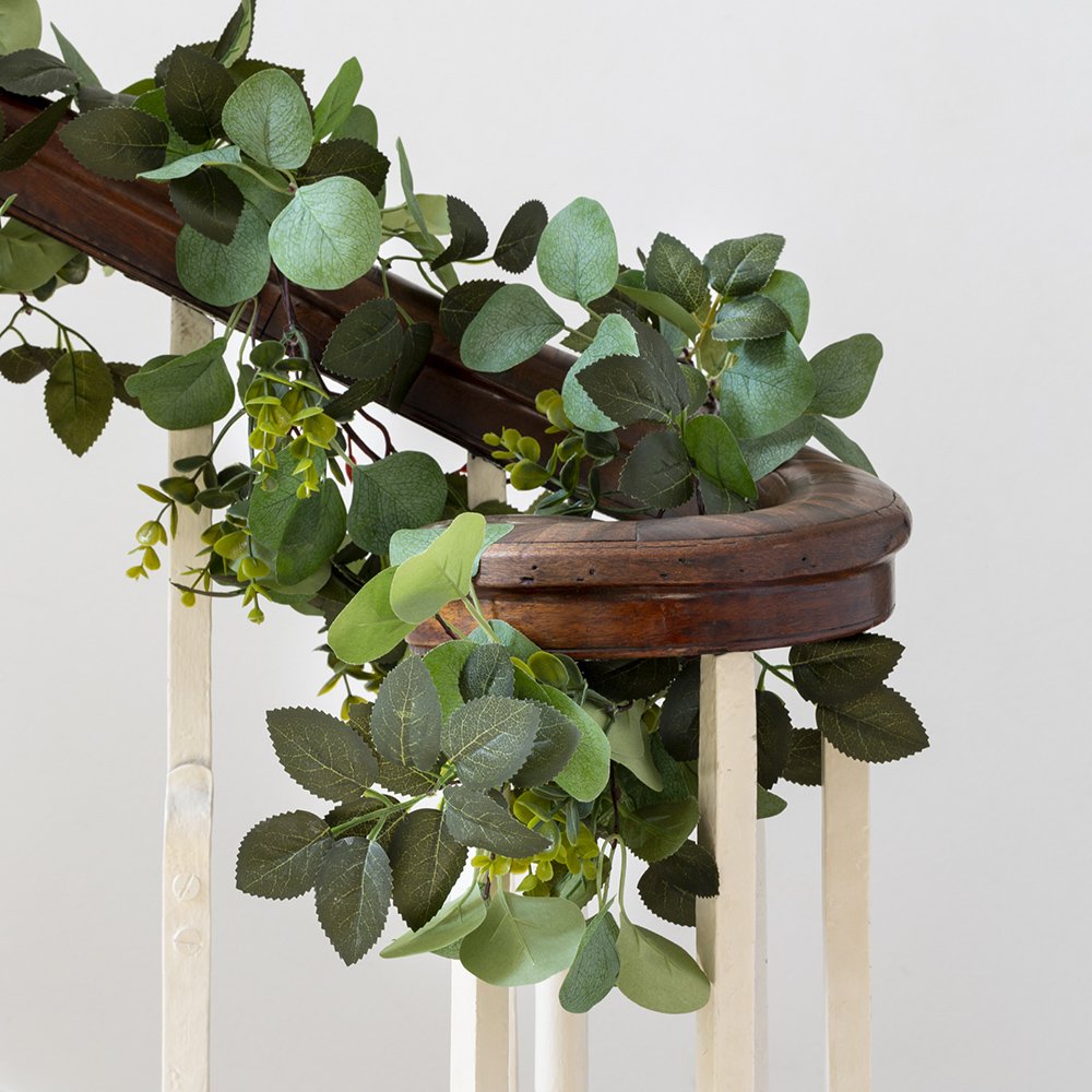 Eucalyptus and Rose Leaf Garland