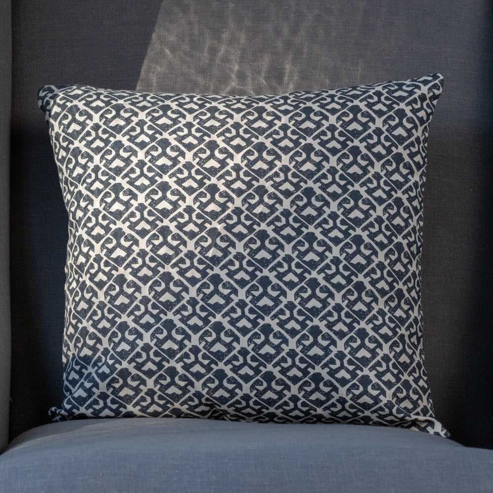 Square Cushion Parga Pewter