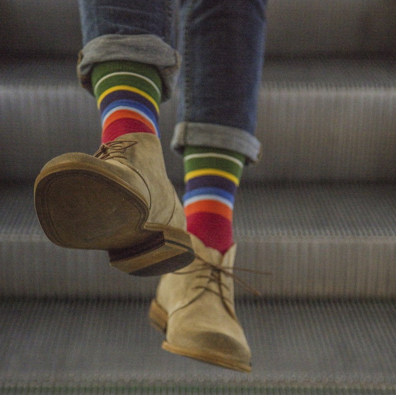 Mexican Stripe Mens Socks