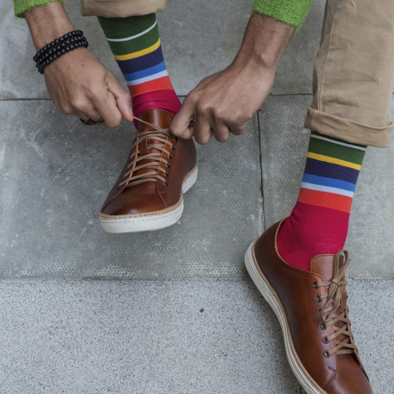 Mexican Stripe Mens Socks