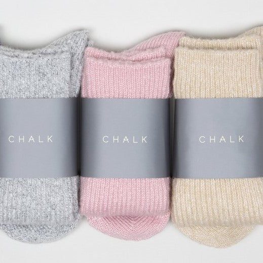 Chalk Cosy Socks