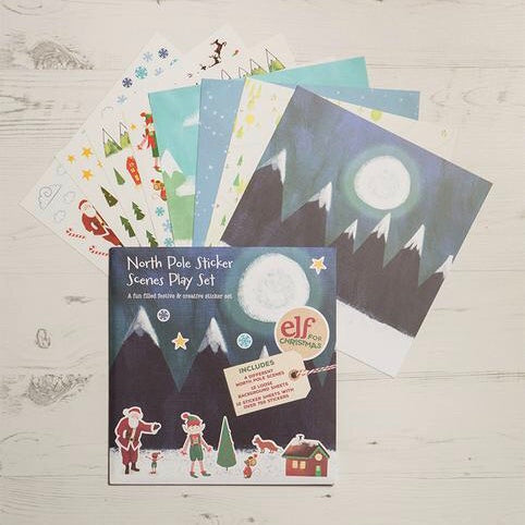 North Pole Christmas Sticker Fun Set