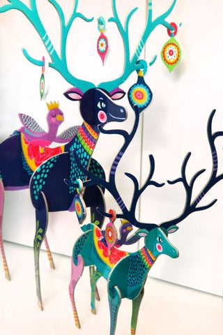 Pop & Slot Folksy Reindeer Large - Shortlisted For Gift Of The Year!