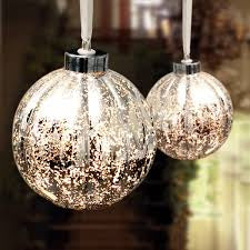 Antique Silver Bauble Lamp